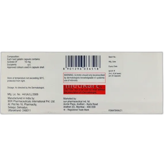 acrotac 10mg tablet 20's